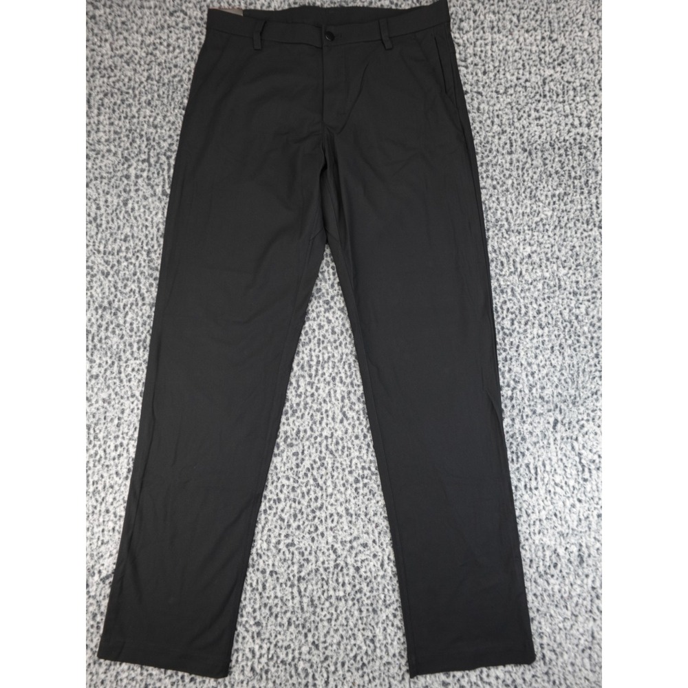 Kirkland Signature Pants Mens 34x34 Black Good ABC Slim Fit Golf Trouser‎